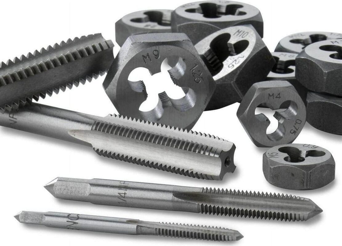 NEIKO 00908A SAE and Metric Tap and Die Set, Alloy Steel Taps and Dies with Hexagon T-Type Wrench, Quality Threading Tools, 76-Piece Set - Image 6