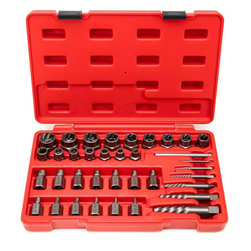 NEIKO 04208A Master Screw, Nut, and Bolt Extractor, 36 Piece Lug Nut Removal Tool, 3/8 Dr., Deep and Shallow Stripped Bolt Extractor Socket Set, Rounded Bolt Removal tool, Nut Remover Socket Set, CR-Mo - Image 5