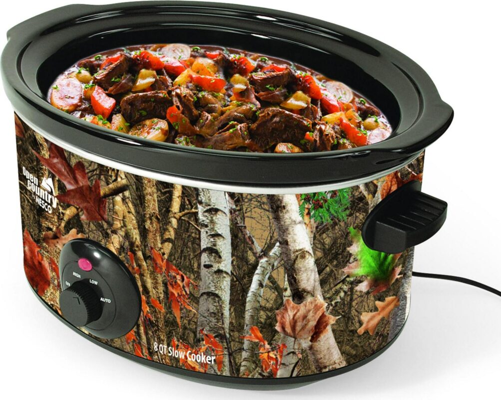 NESCO Open Country SC-8017 Slow Cooker, 8 Quart, Camouflage - Image 2