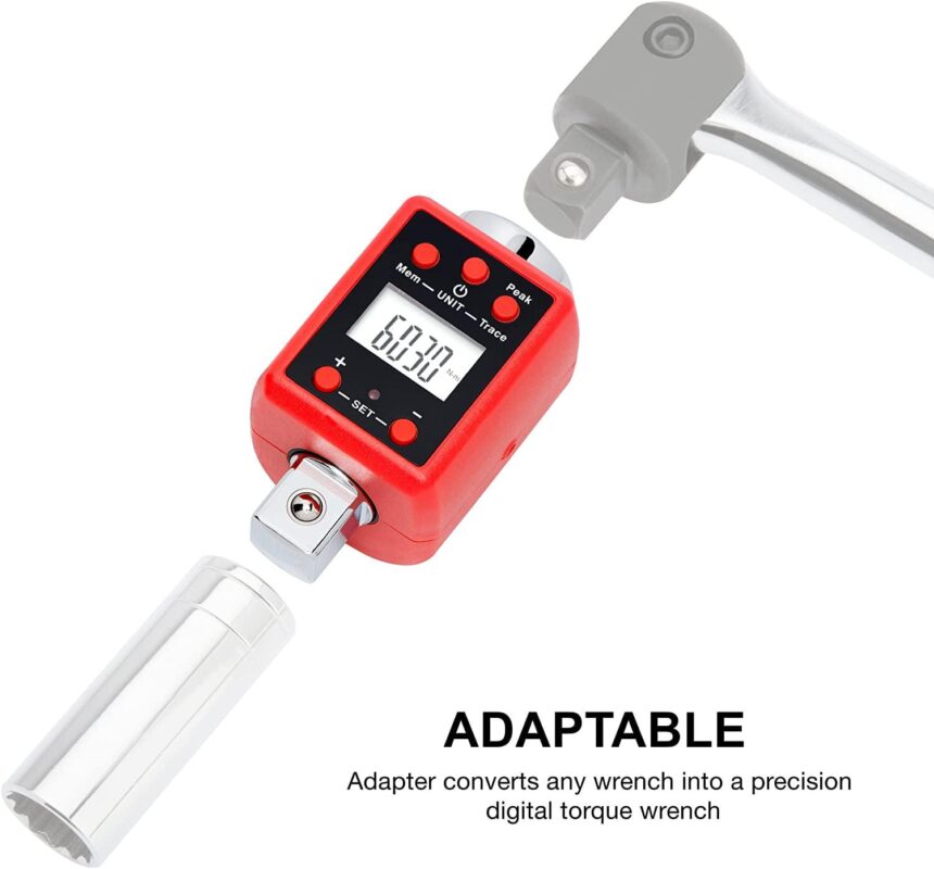 Neiko 20743A 3/4a -Inch Digital Torque Adapter, 150-750 ft-lb, Digital Torque Wrench Converter/Torque Wrench Adapter, Alerts Torque Setting, Calibrate Digital and Analog Torque Wrenches - Image 7