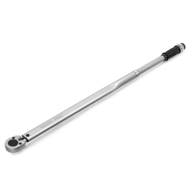 Neiko PRO 03710B 3/4-Inch-Drive Adjustable SAE Torque Wrench with Torque Click Settings of 100a 700 Foot-Pound, Made with CrV Steel, 48-Inch Length - Image 2