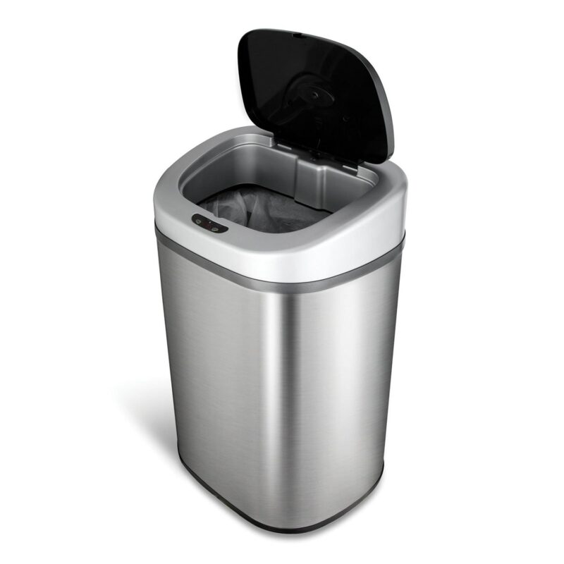 Nine Stars 21.1 Gallon Trash Can, Motion Sensor Touchless Kitchen Trash Can, Stainless Steel - Image 8