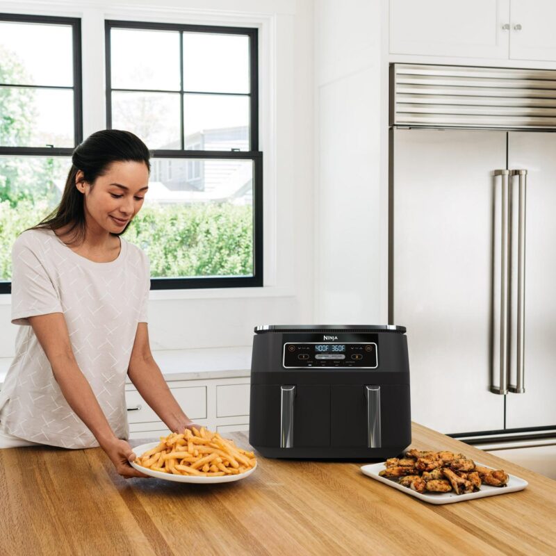 NinjaA FoodiA 4-in-1, 8-qt., 2-Basket Air Fryer with DualZonea c Technology - Image 11