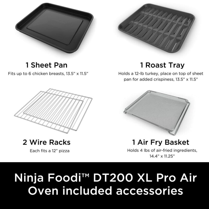 NinjaA Foodia c 8-in-1 XL Pro Air Fry Oven, Large Countertop Convection Oven, DT200 - Image 10