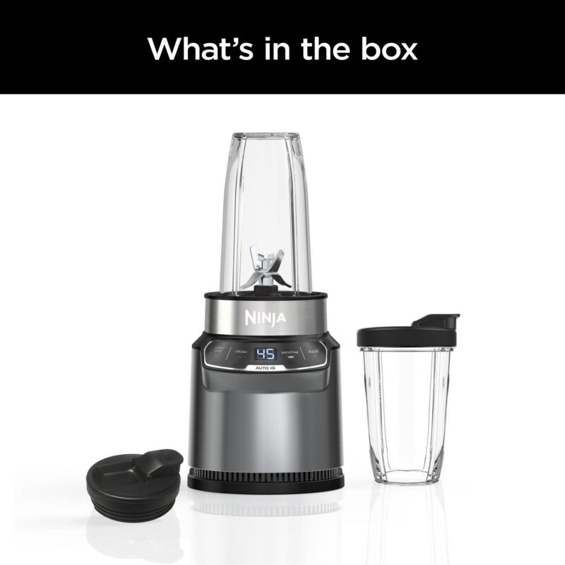 NinjaA Nutri-Blender Pro with Auto IQA , 1000 Watts, Personal Blender - Image 9
