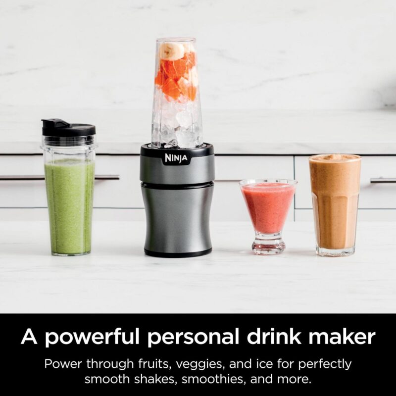 NinjaA Nutri-Blender 700-Watt Personal Blender, 2 20 oz Dishwasher-Safe To-Go Cups, BN300 - Image 3