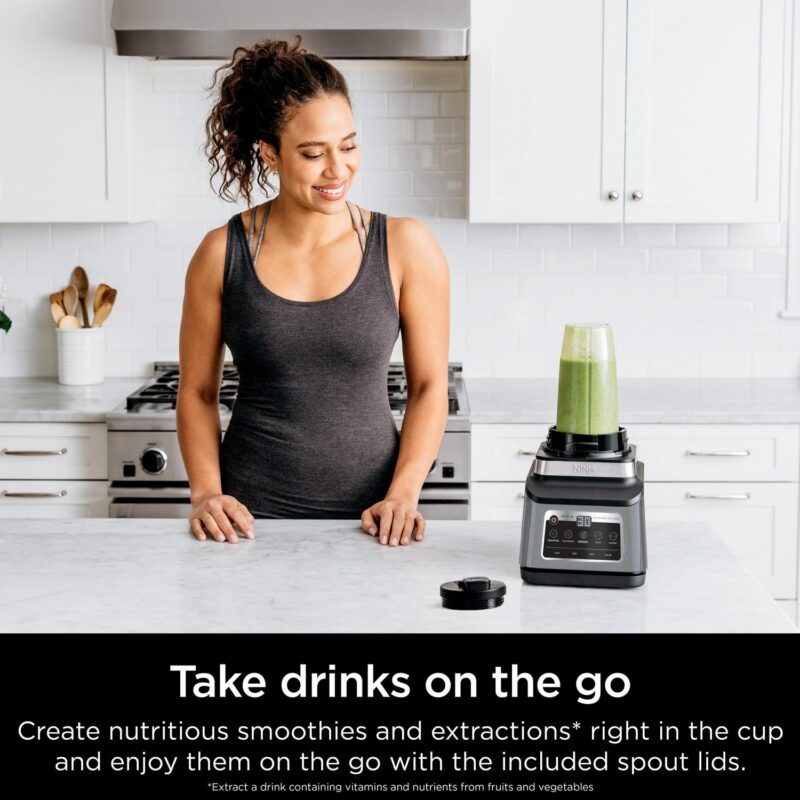 NinjaA Professional Plus Kitchen System with Auto-iQA and 72 oz.* Total CrushingA Blender Pitcher , BN800 - Image 9
