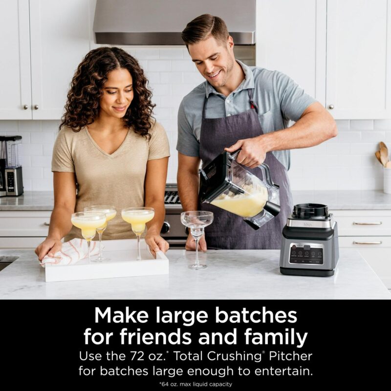 NinjaA Professional Plus Kitchen System with Auto-iQA and 72 oz.* Total CrushingA Blender Pitcher , BN800 - Image 10