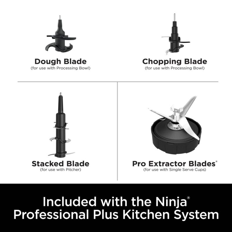 NinjaA Professional Plus Kitchen System with Auto-iQA and 72 oz.* Total CrushingA Blender Pitcher , BN800 - Image 2