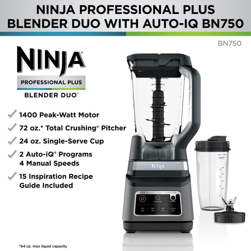 NinjaA Professional Plus Blender DUOA with Auto-iQA - Image 6