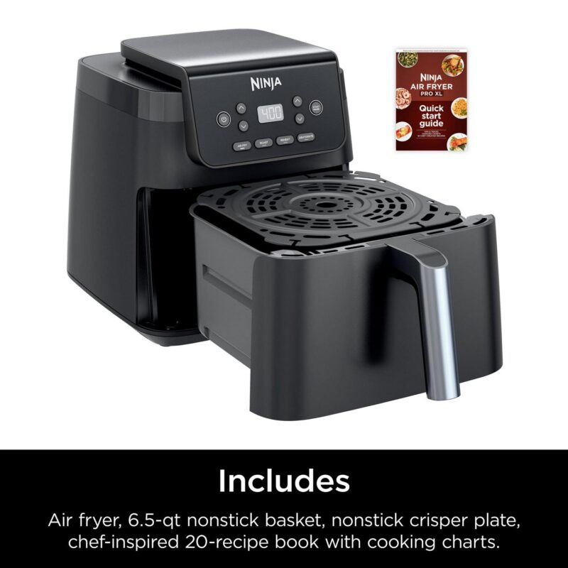 Ninja Air Fryer Pro XL 6.5-QT Basket Air Fryer, 4-in-1 Functionality, Max Crisp Technology, Nonstick, Black - Image 10