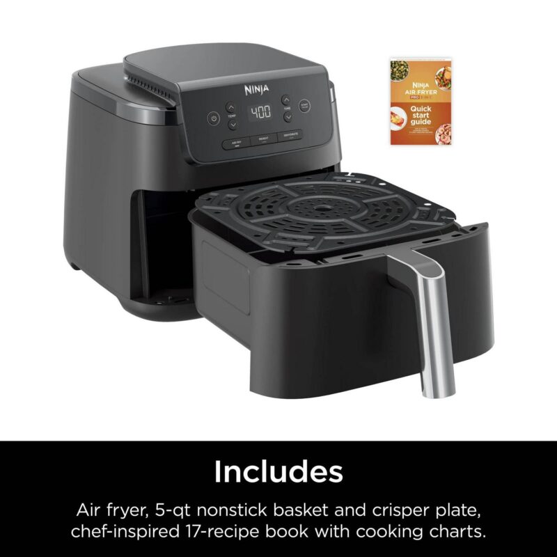 Ninja Air Fryer Pro XL 5QT Basket Air Fryer, 3-in-1 Functionality, Nonstick, 400A F Air Crisp Technology - Image 9