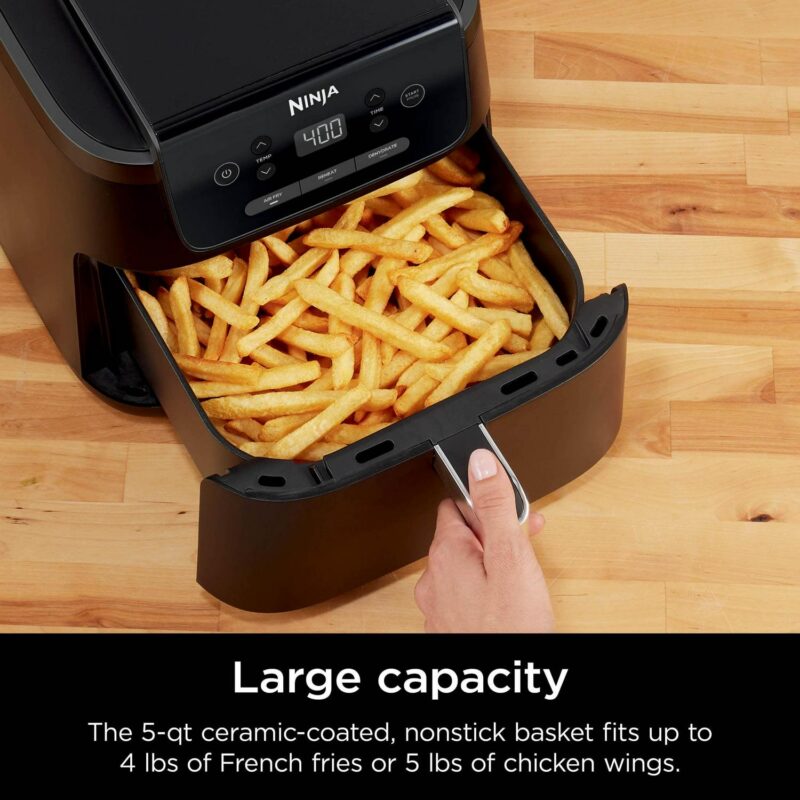 Ninja Air Fryer Pro XL 5QT Basket Air Fryer, 3-in-1 Functionality, Nonstick, 400A F Air Crisp Technology - Image 3