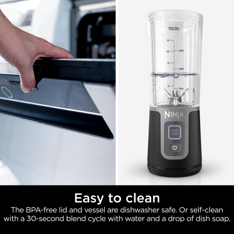 Ninja Blast Personal Portable 18oz. Blender with Leak Proof Lid and Easy Sip Spout, Perfect for Smoothies, Black - Image 11