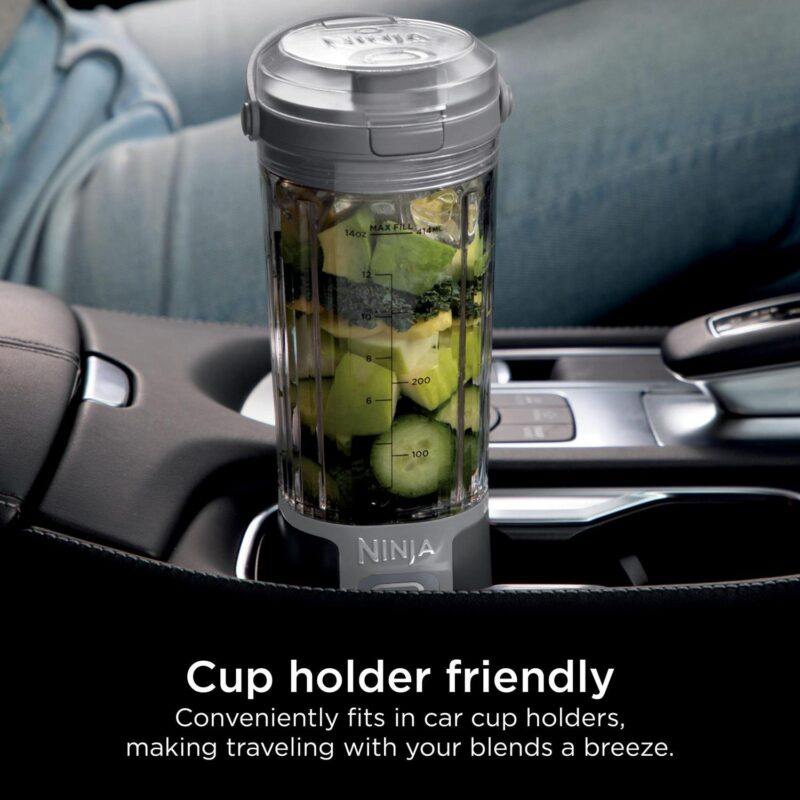 Ninja Blast Personal Portable 18oz. Blender with Leak Proof Lid and Easy Sip Spout, Perfect for Smoothies, Black - Image 4