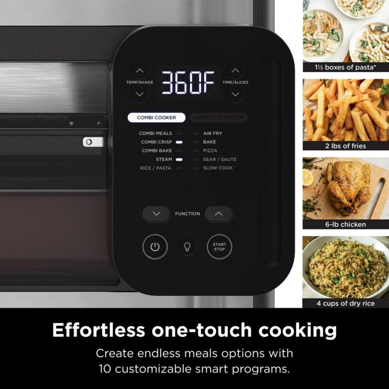 Ninja Combi All-in-One Multicooker, Oven, and Air Fryer, 10-in-1 Functions, Stainless Steel, SFP700 - Image 6
