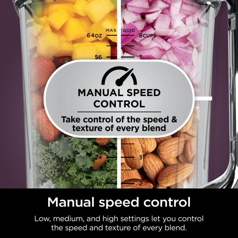 Ninja Detect Kitchen System Power Blender + Processor with Blend Sense Technology, Silver, TB400 - Image 11