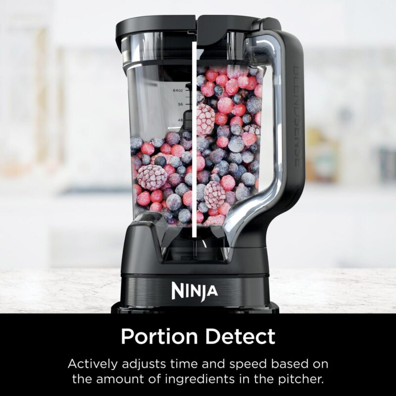 Ninja Detect Power Blender + Personal Single-Serve, BlendSense Technology, Kitchen Countertop, Silver, TB300 - Image 6