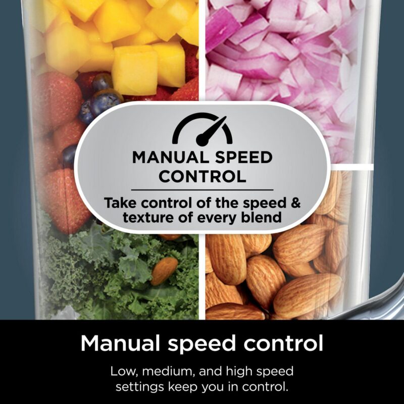 Ninja Detect Power Blender + Personal Single-Serve, BlendSense Technology, Kitchen Countertop, Silver, TB300 - Image 11
