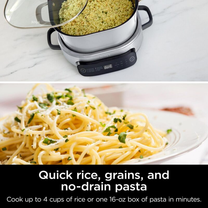 Ninja Foodi 6.5 qt Everyday PossibleCooker, Stainless Steel/White, Multi Cooker, Slow Cooker, MC1100 - Image 5