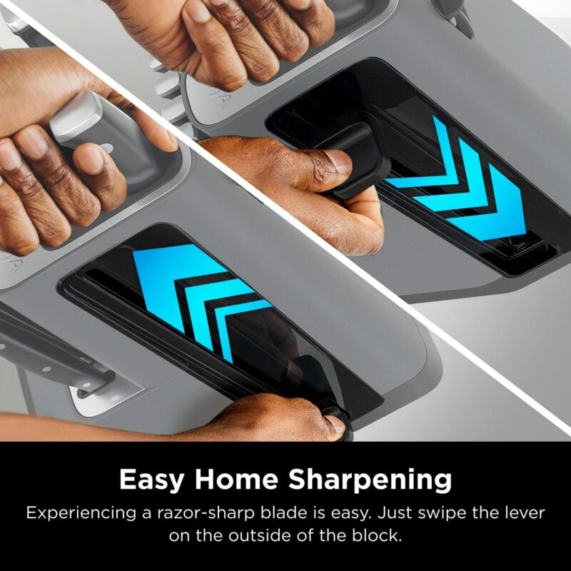 Ninja Foodi NeverDull 10-Piece Essential Knife System with Sharpener, Stainless Steel, K12010 - Image 4