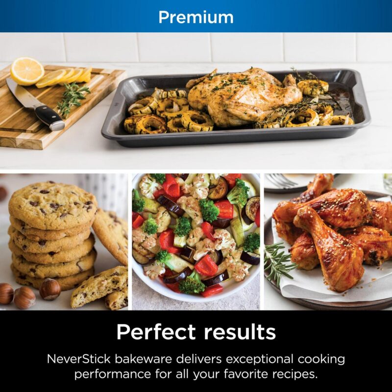 Ninja Foodi NeverStick Premium 5-Piece Bakeware Set, Aluminum, Oven Safe - Image 5