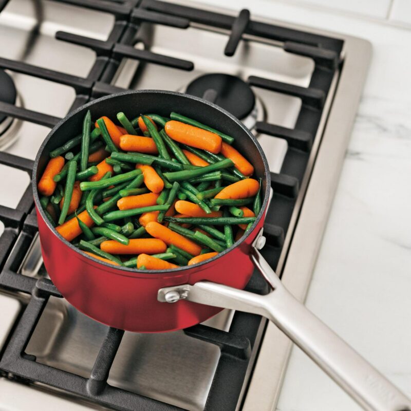 Ninja Foodi NeverStick Essential 11-Piece Cookware Set, Red - Image 2