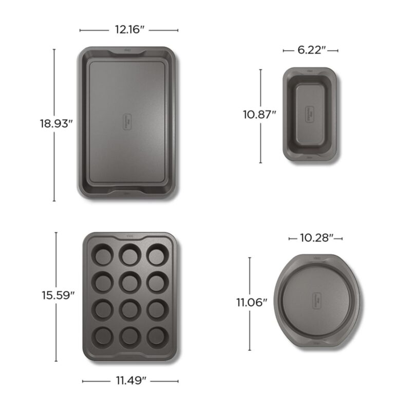 Ninja Foodi NeverStick Premium 5-Piece Bakeware Set, Aluminum, Oven Safe - Image 7