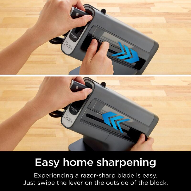 Ninja NeverDull 7-Piece Prep Knife System, Essential, Stainless Steel, Built-in Sharpener, K12007BRN - Image 5