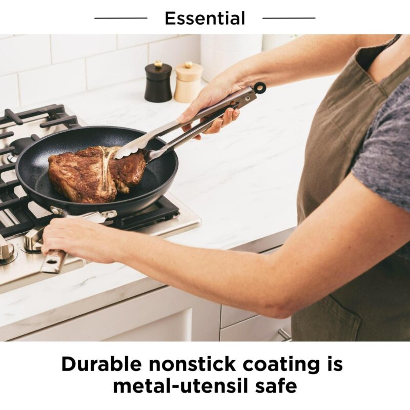 Ninja NeverStick Essential 14-Piece Cookware Set, Guaranteed to Never Stick, C19700 - Image 5