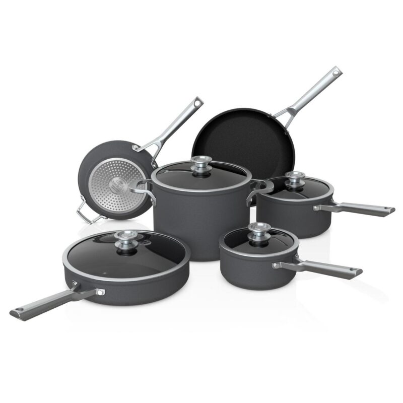 Ninja NeverStick Premium Anti-Scratch Nest System, 10-Piece Cookware Set C59500 - Image 10