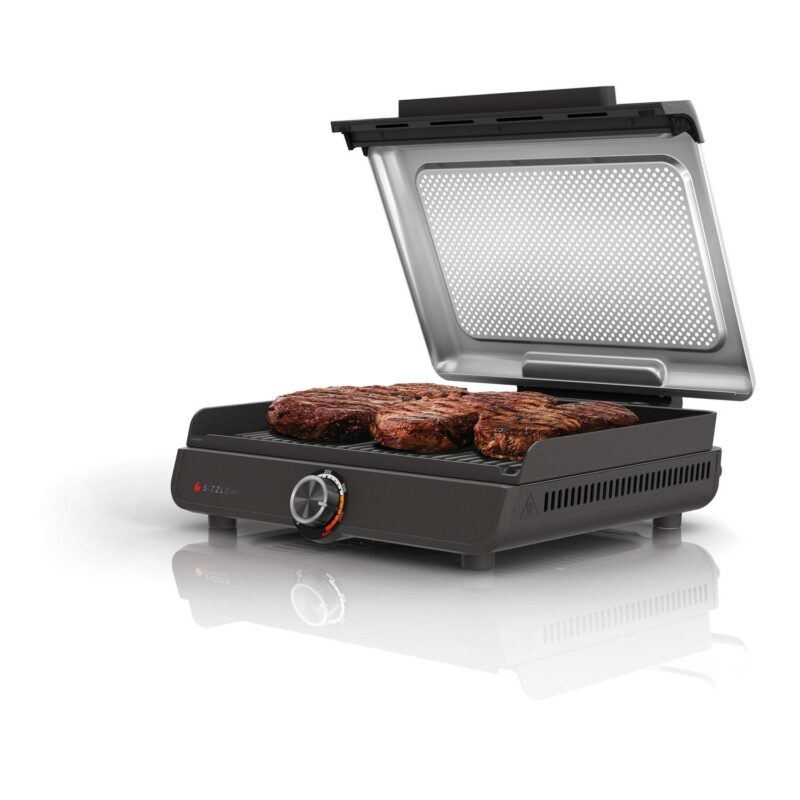 Ninja Sizzle Smokeless Indoor Grill with Nonstick Grill Plate, GR100 - Image 10