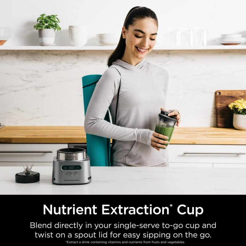 Ninja Twisti, High-Speed Blender Duo 3 Preset Auto-iQ Programs, 34 oz. Pitcher Capacity, SS150 - Image 6