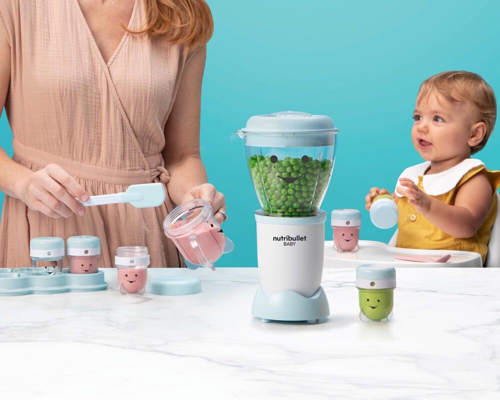 Nutribullet Baby Food Blender NBY10100, Blue/White - Image 5