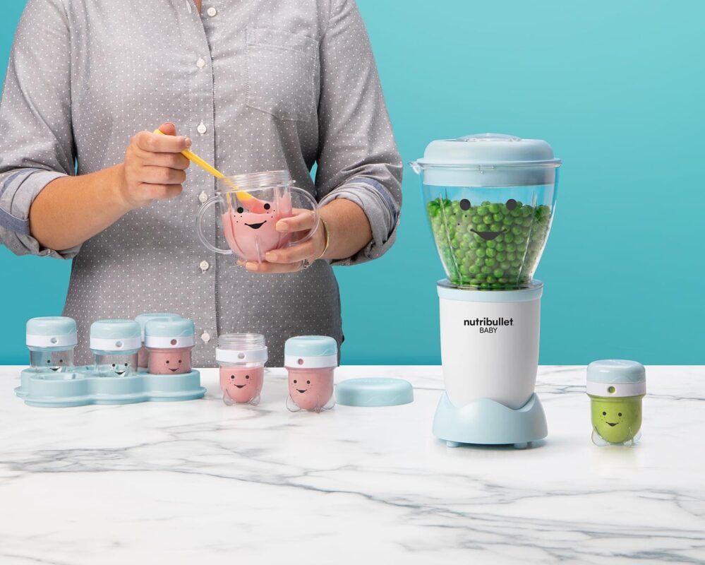 Nutribullet Baby Food Blender NBY10100, Blue/White - Image 7