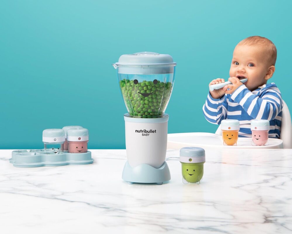 Nutribullet Baby Food Blender NBY10100, Blue/White - Image 3