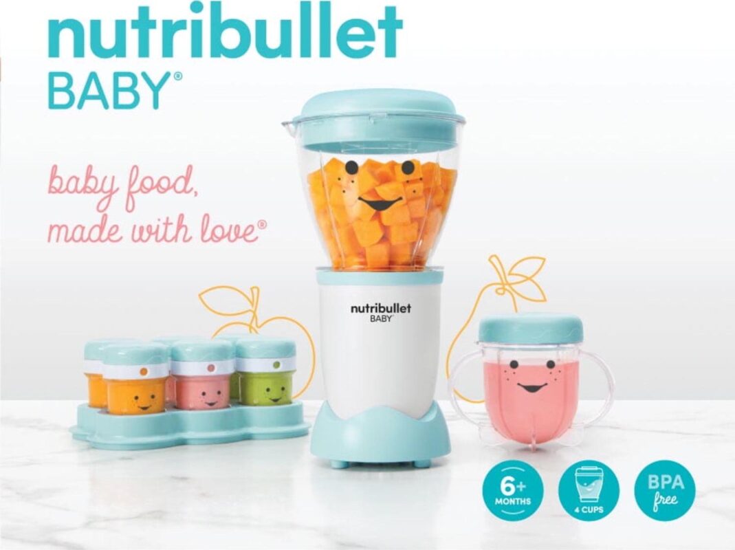 Nutribullet Baby Food Blender NBY10100, Blue/White - Image 6