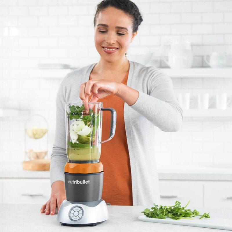 Nutribullet Select Blender with Versatile Controls, Orange, 1000 Watts, Cold or Hot Foods - Image 5