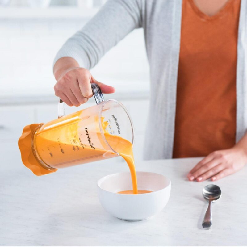 Nutribullet Select Blender with Versatile Controls, Orange, 1000 Watts, Cold or Hot Foods - Image 4
