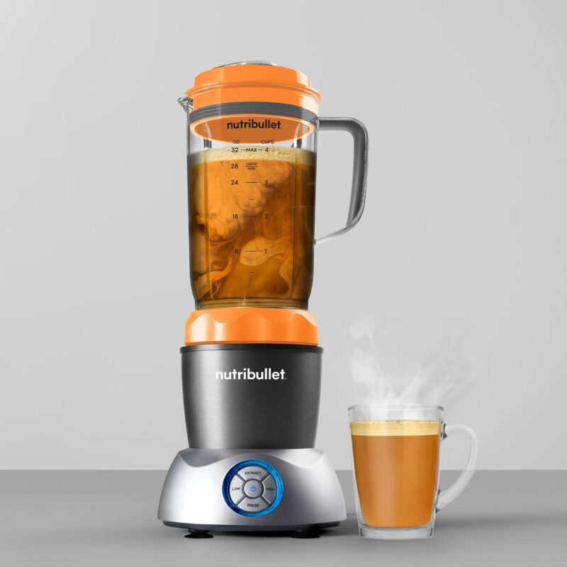 Nutribullet Select Blender with Versatile Controls, Orange, 1000 Watts, Cold or Hot Foods - Image 8