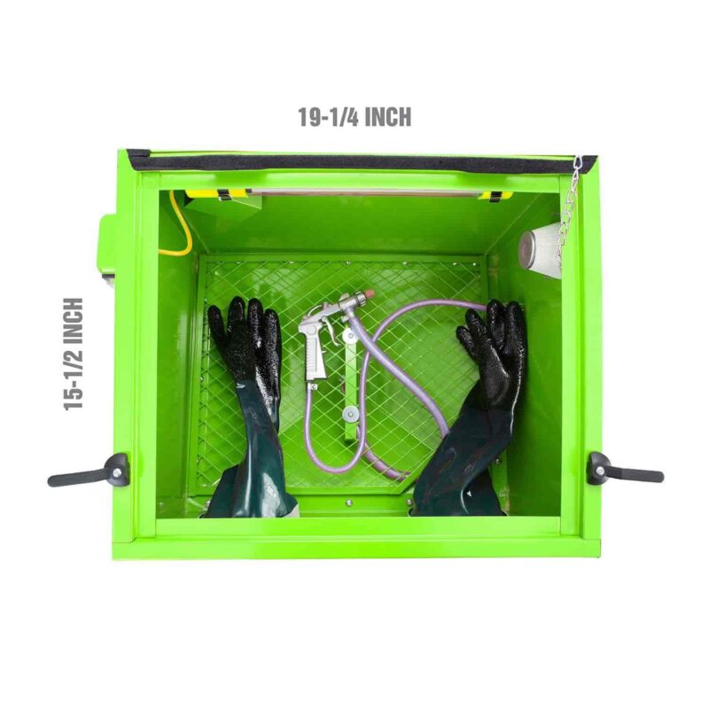 OEMTOOLS 24815 Bench Top Abrasive Blast Cabinet, Removes Rust, Grime, and Paint - Image 7