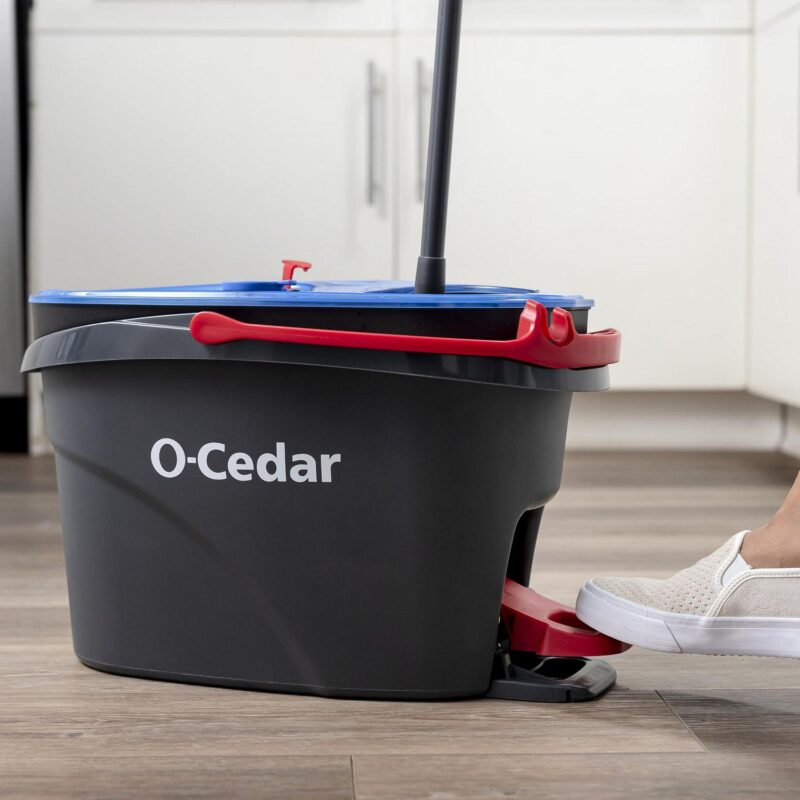 O-Cedar RinseCleana c Clean Water Spin Mop and Bucket System | Clean with Clean Water | Removes 99% of Bacteria - Image 12