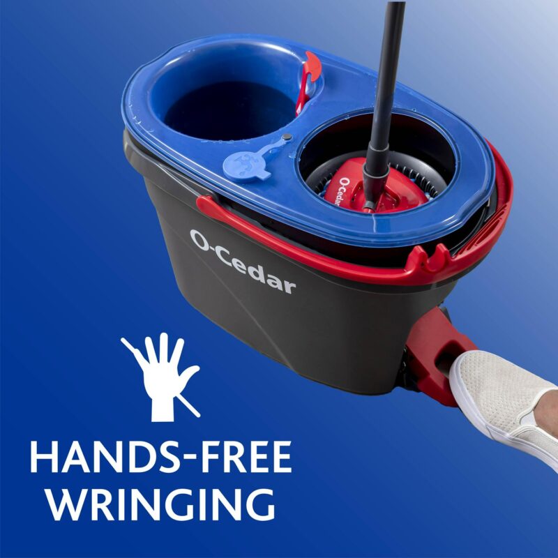 O-Cedar RinseCleana c Clean Water Spin Mop and Bucket System | Clean with Clean Water | Removes 99% of Bacteria - Image 7