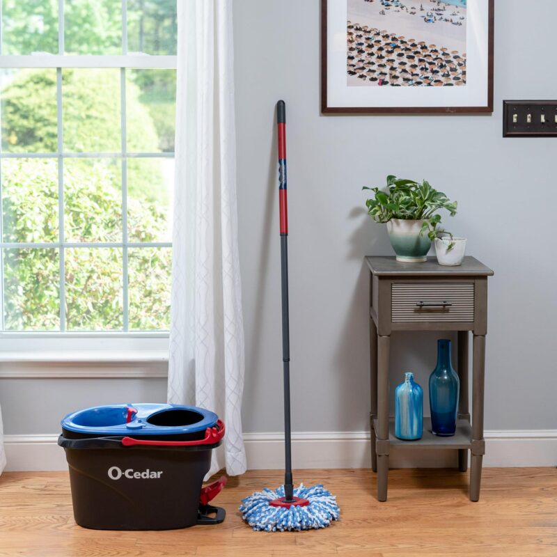 O-Cedar RinseCleana c Clean Water Spin Mop and Bucket System | Clean with Clean Water | Removes 99% of Bacteria - Image 19