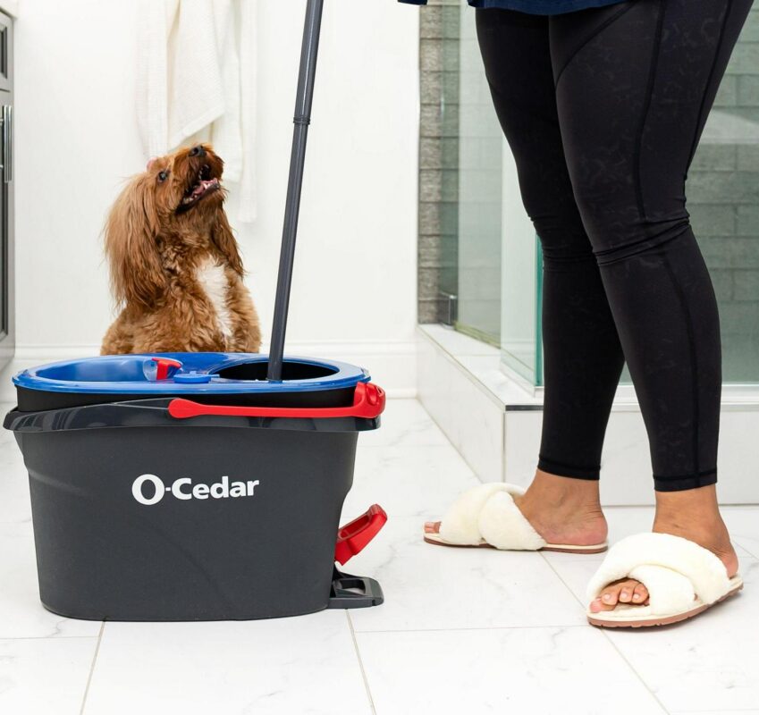 O-Cedar RinseCleana c Clean Water Spin Mop and Bucket System | Clean with Clean Water | Removes 99% of Bacteria - Image 18