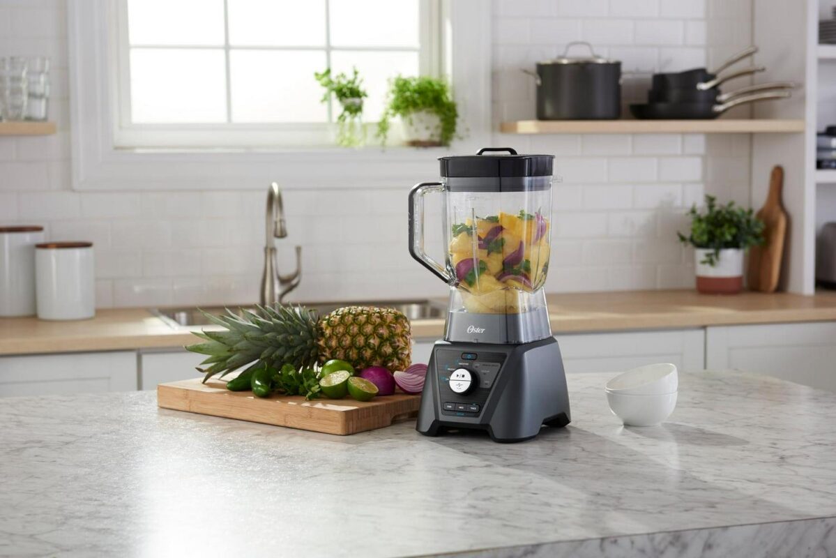 OsterA Pro Blender with 1200 Watt Performance and Texture Select Settings, Grey - Image 5