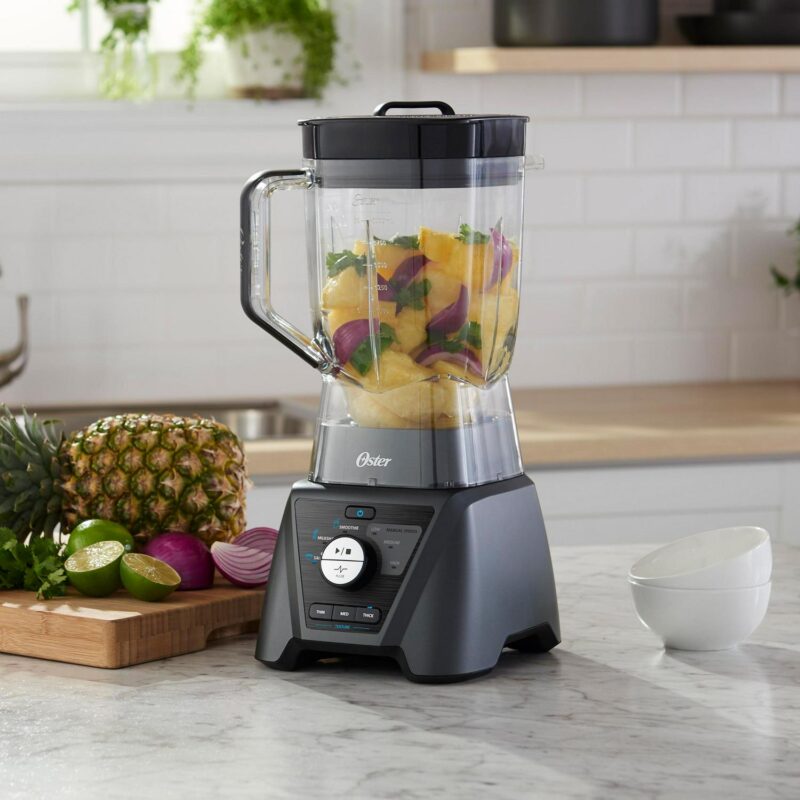 OsterA Pro Blender with 1200 Watt Performance and Texture Select Settings, Grey - Image 3
