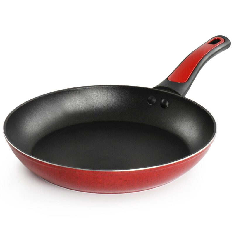 Oster 7 Piece Non Stick Aluminum Cookware Set in Red - Image 4