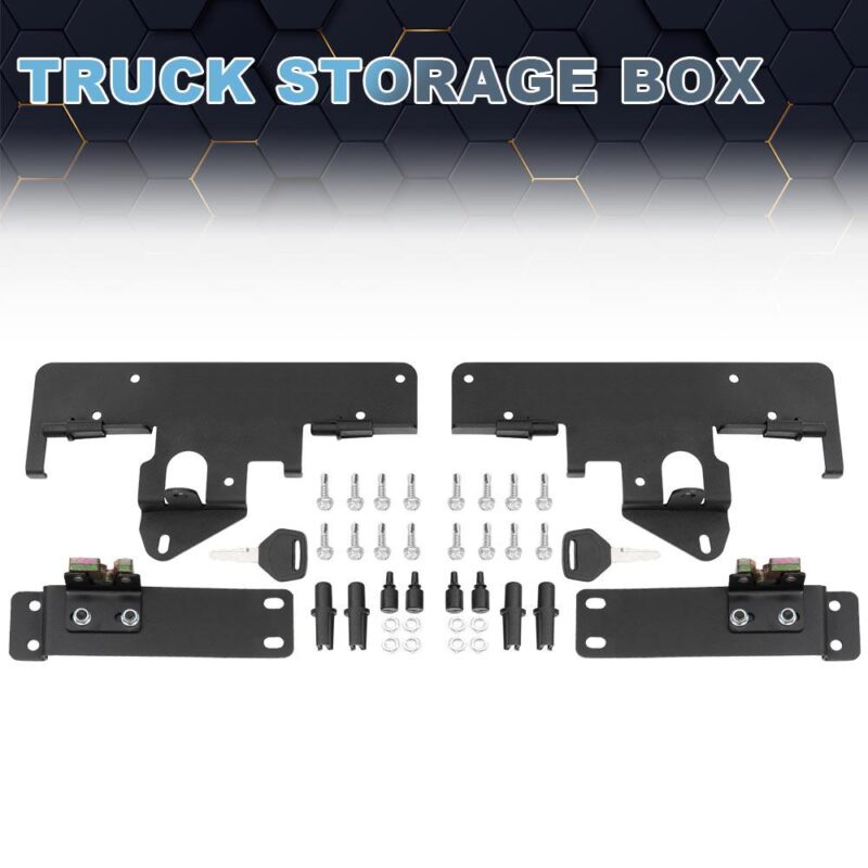 PIT66 Left and Right Side Truck Bed Storage Box Toolbox Fit For Toyota Tacoma 2005-2020 - Image 2