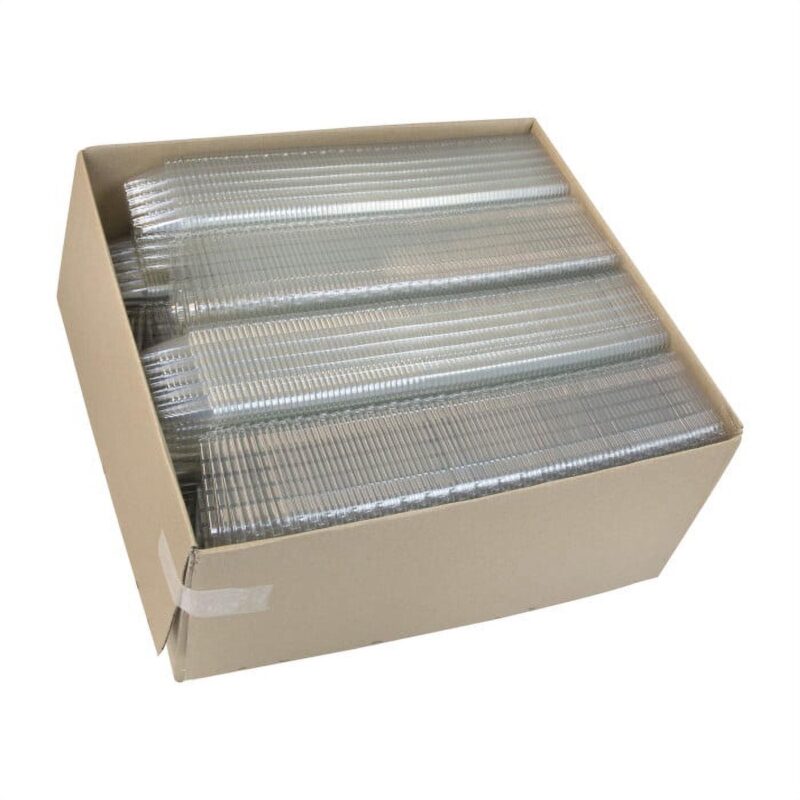 Pactiv PET Plastic Clamshell Food Container Clear, 1 pt. | 516/Case - Image 3